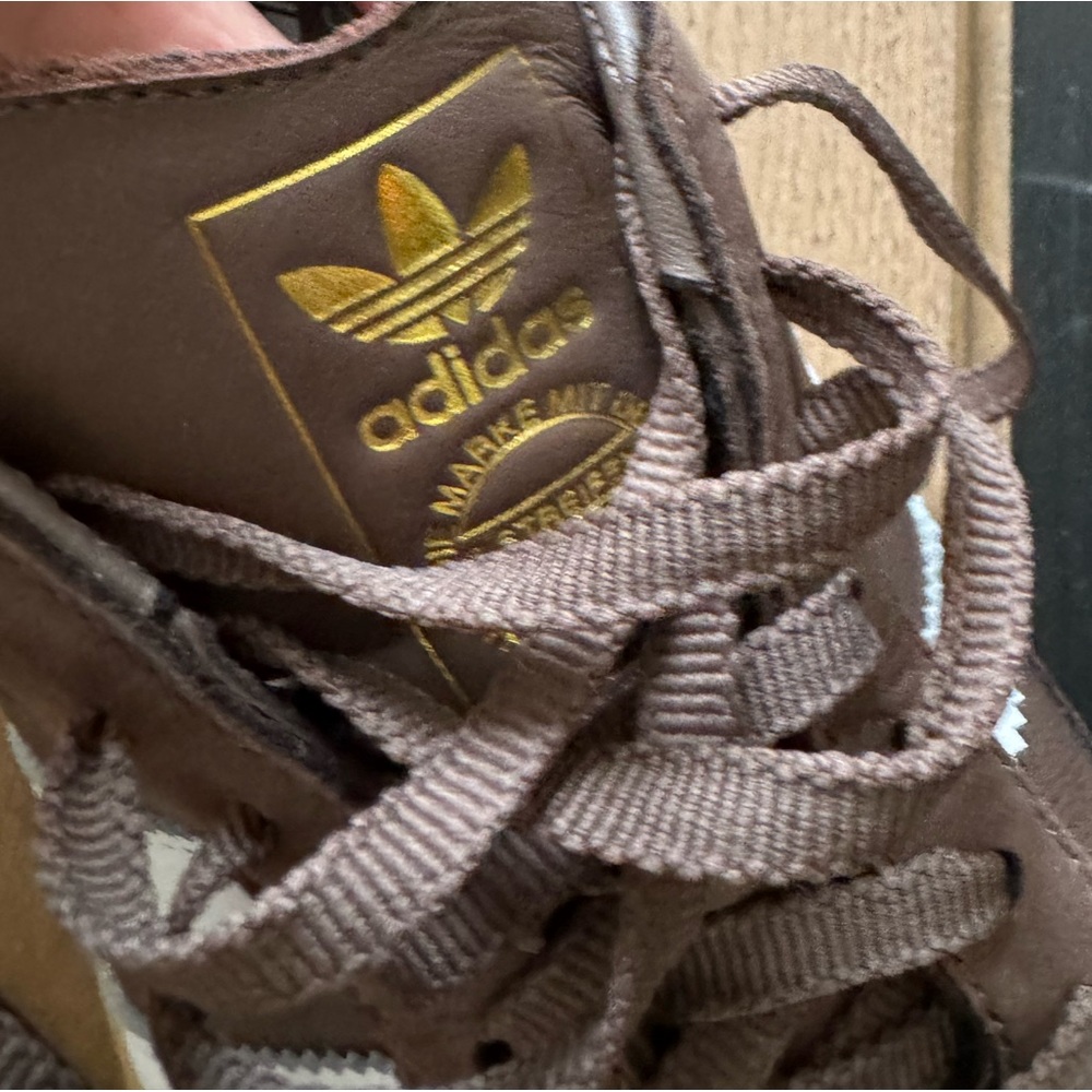 Adidas Earth Brown and White Samba Sneakers Women’s size 9 - Picture 9 of 13